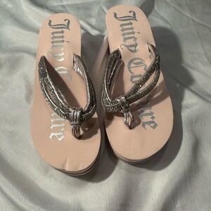 Juicy Couture Women's Silver Sandals 9